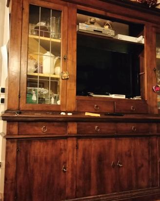 Mobile soggiorno arte povera massello