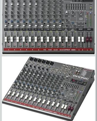 Mixer phonic 14 canali