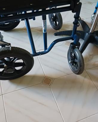 carrozzina da transito per anziani e disabili