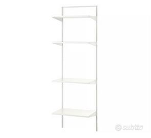 IKEA BOAXEL scaffale parete bianco 7 mensole