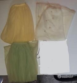 SET 3 MANTELLINE IN NYLON DA PARRUCCHIERA ANNI '60