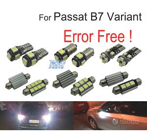 KIT 6 LAMPADE LED PER VOLKSWAGEN VW PASSAT B7 365 
