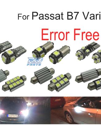 KIT 6 LAMPADE LED PER VOLKSWAGEN VW PASSAT B7 365 