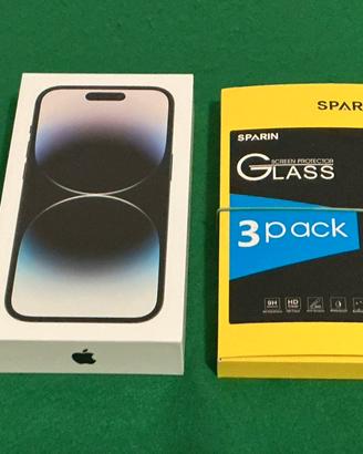 Apple iPhone Pro 14 128 GB Nero Siderale + Cover