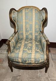 Poltrona bergère Luigi XVI antica 800