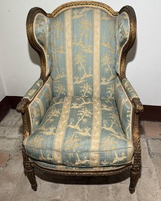 Poltrona bergère Luigi XVI antica 800