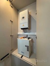 Kit 10kw fotovoltaico 6kw off grid accumulo litio