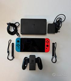 Nintendo switch oled + mario odyssey e accessori