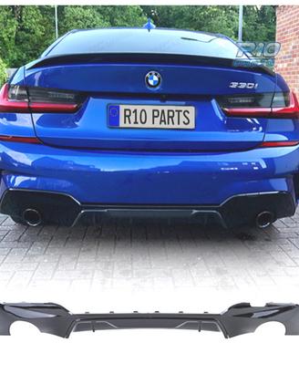 DIFFUSORE BMW G20 G21 18- LOOK M-TECH NERO LUCIDO