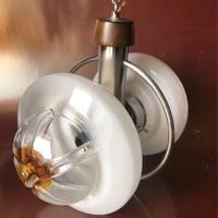 Lampadario Nason per Mazzega in vetro di Murano