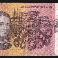 Banconota 5 dollari australia 1974-1991
