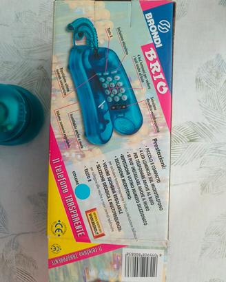 Telefono Vintage BRONDI BRIO Trasparente 