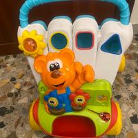Primi passi carrellino baby giardiniere chicco