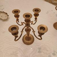 candelabri in ottone 