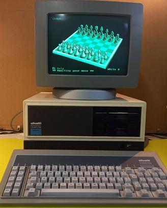 Olivetti M24 completo con COPROCESSORE MATEMATICO,