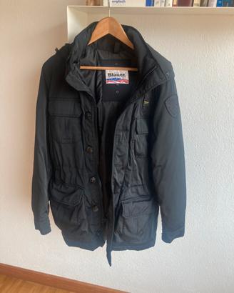 Blauer Parka Chester da Uomo - blu notte M