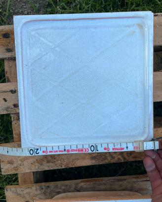 Piastrelle maiolica Glöckel & Rukwied bianco perla