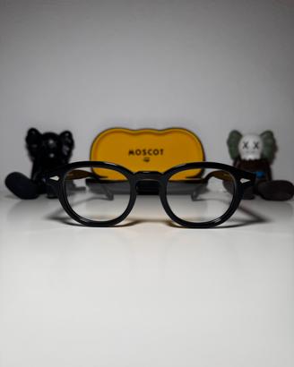 Occhiali Moscot Lemtosh Neri Lucidi