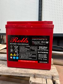 Batteria agm 6V da 275Ah