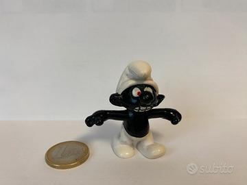 Puffi nero vintage Schleich anni 80 Originale