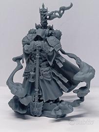 miniature per Warhammer stampate a resina
