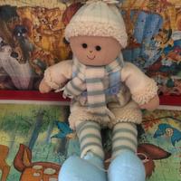 bambola pigotta di pezza vintage