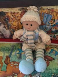 bambola pigotta di pezza vintage