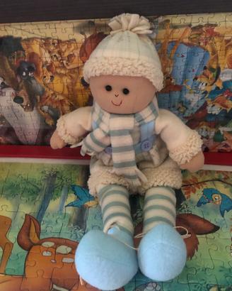bambola pigotta di pezza vintage