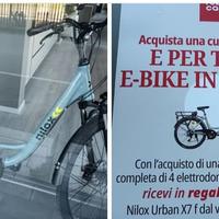 bici elettrica NUOVA imballata