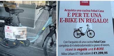 bici elettrica NUOVA imballata
