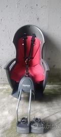 Seggiolino posteriore bici per bimbi fino a 22 kg