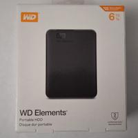 WD 6 TB USB 3.0 Nuovo