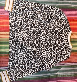 Felpa kappa leopardata cheap