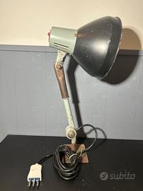 Lampada da scrivania industriale RB vintage
