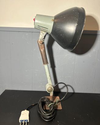 Lampada da scrivania industriale RB vintage