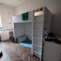 Letto a Soppalco con Scrivania, Småstad