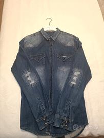 camicia jeans uomo 