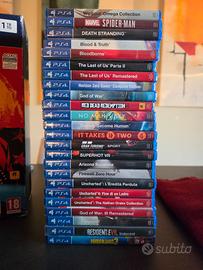 Giochi PS4 singoli o in blocco