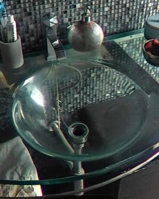 Lavabo in cristallo