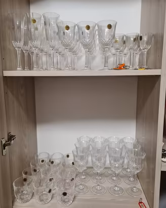 Capri Crystal Calici Bicchieri 60 pezzi Cristallo