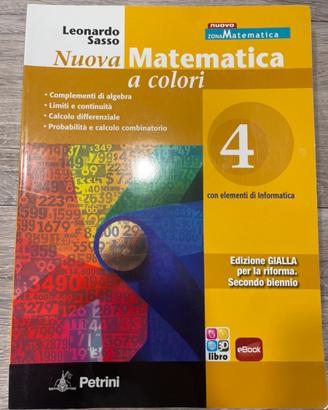 Libro "Nuova matematica a colori4"
