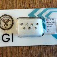 diamanti certificati IGI 0,7ct