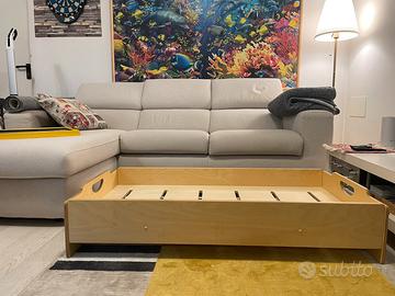 LETTINO MONTESSORI IN LEGNO 120×60 CM