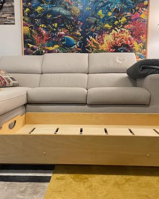 LETTINO MONTESSORI IN LEGNO 120×60 CM