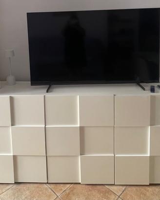 Mobile Soggiorno Moderno Bianco Lucido