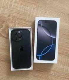 Iphone 16 pro max 256gb nero 8 mesi in garanzia