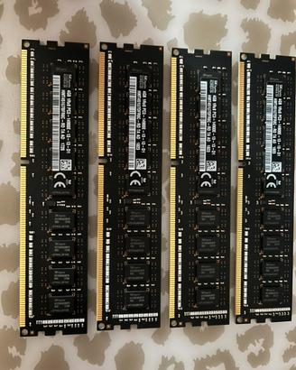 Banco memorie DDR3 per Mac  pro da 16 Giga