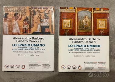 Lo spazio umano 1 e 2  Barbero, Carocci  La Terza