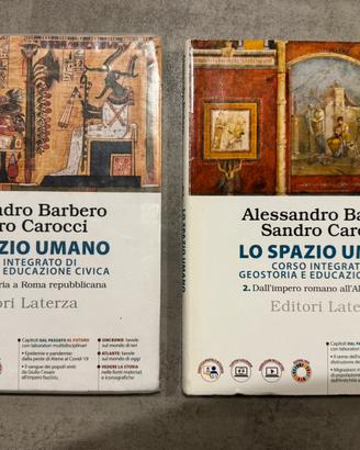 Lo spazio umano 1 e 2  Barbero, Carocci  La Terza