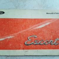 FORD ESCORT MANUALE D'ISTRUZIONI ANNO 1970